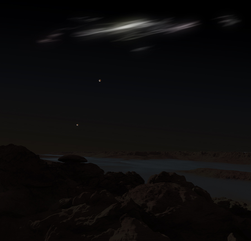 Illustration for article titled Here's what the weather on Mars would really look like